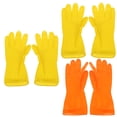 thumbnail image 2 of GAXIRE 3 pares de guantes de látex para limpieza, guantes para lavar platos de cocina, guantes impermeables para lavar platos., 2 of 4