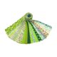 thumbnail image 2 of 40 piezas de tiras de tela para acolchado en rollo, tiras prácticas para manualidades, patchwork. Verde, 2 of 9
