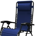thumbnail image 3 of Caravan Sports Infinity Zero Gravity Chair 2 Pack - Blue, 3 of 7