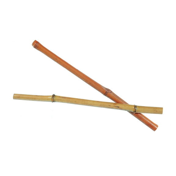 Natural Bamboo Rods - 2 Pack - Comes in 12in Length with a 5/8in Thickness - Great for Complimentary Pieces - Wall Hangings, Macrame, and More