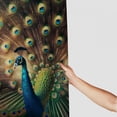 thumbnail image 3 of GOSMITH Fashionable Decorative Colorful Peacock Feather Shower Curtain for Bathroom Decoration White, 3 of 7