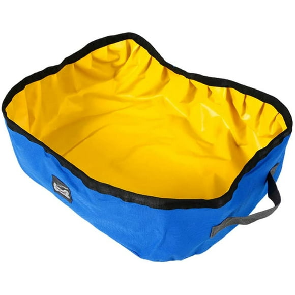 Cat Litter Box- Litter Box for Cat, Collapsible Waterproof Oxford Litter Pan Folding Toilet Box Litter Container, Pee Case for Pet Cat Dog