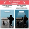 thumbnail image 5 of 30led Motion Sensor Cabinet Light, Wireless Usb Rechargeable Kitchen Night Light, Battery Powered For Closet, Cabinet Lighting (warm) - 2 Pack, 5 of 5
