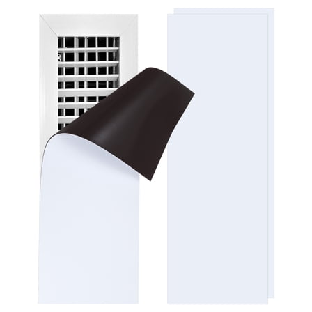 Uxcell Magnetic Vent Covers [2pcs] - Vent Covers For Home Floor Use For Wall, and Ceiling Registers & Home  &  RV & HVAC - [White - 12 x 4 IN]