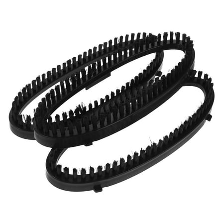 Homoyoyo Handheld Garment Steamer Brush High Efficiency Cleaning Black Plastic for Garment Steamer