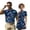 Colorful Butterfly, variant on Dragonfly Floral Couple Matching Outfit Mens Golf Shirts Size M Short Sleeve Quick Dry Collared Summer Athletic Tops and Womens Short Sleeve Golf Dress with Shorts Pockets