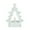A, variant on zhonghuaying Tiered Cutout Outline LED Lamp Embossed Outer Body Central Wick Light Rectangular Base Freestanding Glow Light for Christmas Holiday Tabletop Arrangement Lighting Unit A