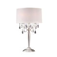 thumbnail image 1 of Ore Furniture K-5109T Lampe de Table en Cristal Argenté 29,5 Po, 1 of 2
