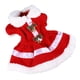 thumbnail image 4 of Vestido navideño para perro, cuello de muñeca grueso, cómodo, cálido, lindo, para cachorro, disfraz de fiesta con campana para fiesta, cosplay, L, 4 of 14