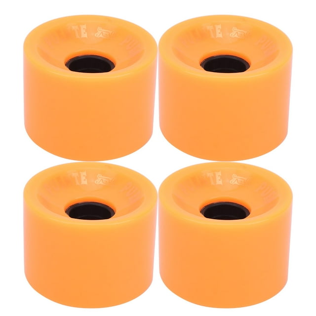 Skateboard High Elastic Wheel, Professional Blue/ Orange/ White 4PCS/Set Skateboard Wheel, Parts For Most Skateboards Orange