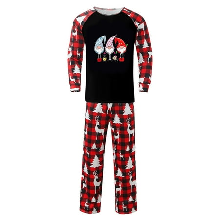 

ZXHACSJ Christmas Pajamas Family Matching New Year her Mother Kids Baby Look Clothes Set Dad Mom And Daughter Son Pyjamas Outfit Men M