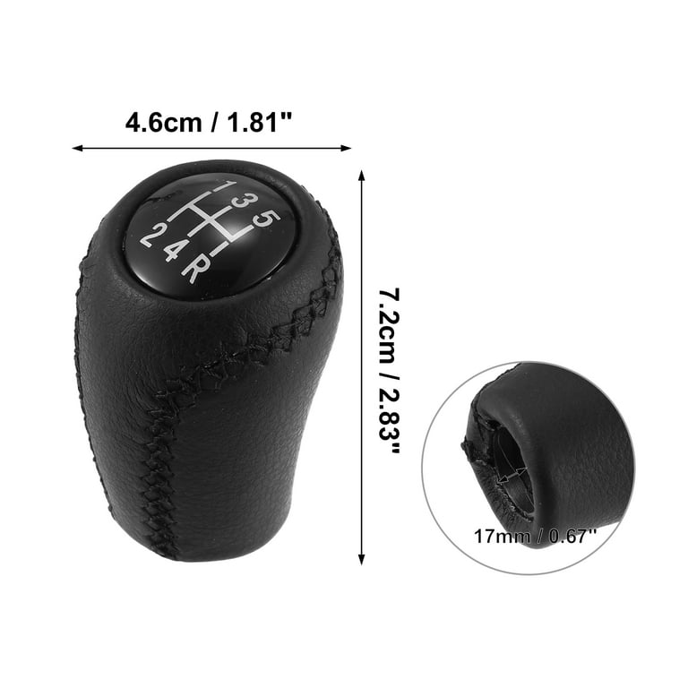 Unique Bargains 1pcs 5 Speed Manual Gear Stick Shift Knob