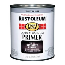 Rust-Oleum Stops Rust Latex Aluminum Primer, Gray, 1 Qt. 8781502