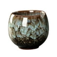 thumbnail image 4 of Taza de té de cerámica portátil sin asas, taza de café, taza de kung fu para la ceremonia del té H, 4 of 9