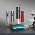 thumbnail image 5 of Electric Wine Opener - Electric Bottle Opener with Foil Cutter - One-click Button Automatic Wine Opener - Battery Operated - Reusable Wine Corkscrew With Light for Wine Lovers Gift (Red), 5 of 8