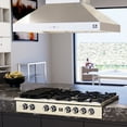 thumbnail image 4 of Forno Coppito 48-Inch Island Range Hood, Stainless Steel, LED Lighting, Adjustable Fan Speeds, 4 of 5