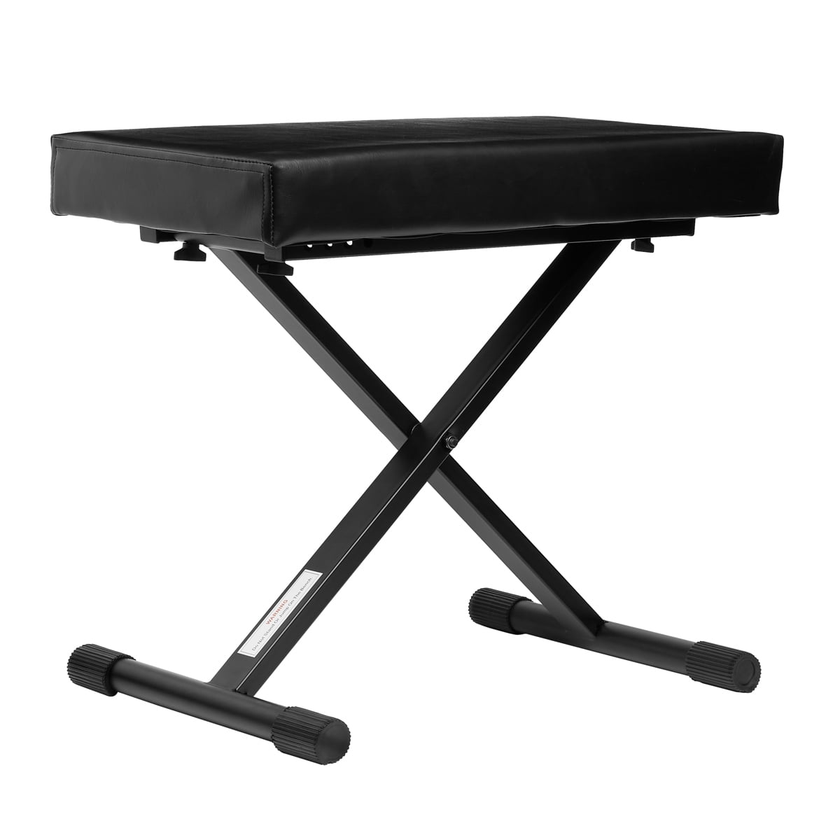 H&A X-Style Piano Bench, Large, Black