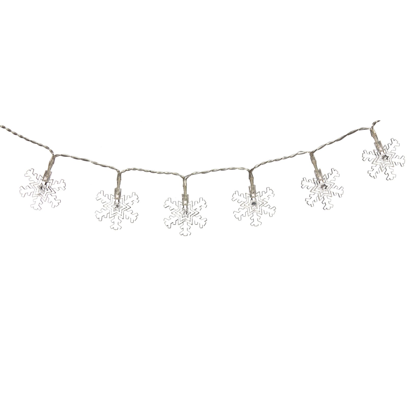 Evergreen Enterprises LED Indoor/Outdoor Snowflake String Lights
