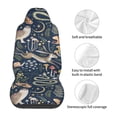 thumbnail image 5 of Vsdgher Retro Forest Animals Automotive Seat Covers for Cars Trucks and SUVs – Car Seat Covers for Truck Seat Protectors Set of 2, 5 of 7