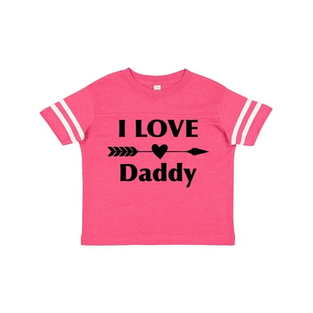 

Inktastic I Love Daddy Gift Toddler Boy or Toddler Girl T-Shirt
