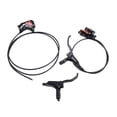 thumbnail image 4 of Brake Hydraulic Disc Brake Set Aluminum 4 Pistons Front and Rear Hydraulic Disc Brake Caliper with Lever for Cycling, 4 of 7