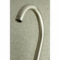 thumbnail image 4 of Kingston Brass KS414SN Concord 8-Inch Adjustable Center Wall Mount Kitchen Faucet, Brushed Nickel, 4 of 5