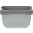 thumbnail image 1 of UPGRATOR 1Pcs Wall-Mounted Folding Waste Bin Rectangular Shape For Business Use Light Grey, 1 of 8