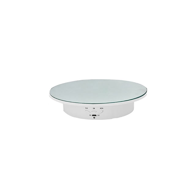 Minnieouse Soporte de exhibición giratorio eléctrico ABS Universal alimentado por carga USB recargable zapatos de alta resistencia Ropa, zapatos y accesorios Miscelánea Espejo blanco Minnieouse AP012751-01