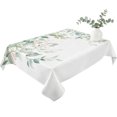 thumbnail image 2 of Eucalyptus Leaves Farmhouse Table Cloth Waterproof Tablecloths, Spring Botanical Tablecloth Dining Table Cover for Kitchen Party Tabletop Outdoor, Rectangle Tablecloth 60x102 Inch, 2 of 9