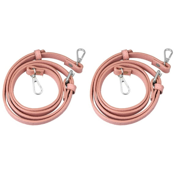 ifundom Adjustable PU Bag Straps Coffee Color 2 Pieces Straps for Various Handbags