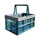 thumbnail image 2 of Cesta de almacenamiento plegable de plástico Yuanzi | Organizador apilable plegable con asas para cocina, despensa, camping y picnic | 44 x 30,5 x 25 cm, 2 of 7