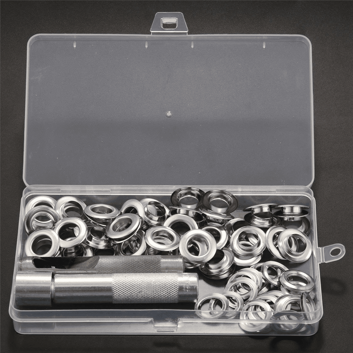 200Pcs Punch Grommets and Awning Tent Tarp Repair Kit Hole Eyelet New