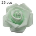 thumbnail image 1 of 25/50/100Pcs Artificial PE Foam Rose Flowers Head DIY Wedding Home Room Decor Green PE Foam, 1 of 8
