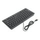 thumbnail image 2 of Mini teclado español portátil con cable, interfaz USB para computadora de escritorio, ultrafino, 78 teclas, 2 of 14