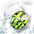 thumbnail image 1 of czcpp- [2+ 4] Pack Protecteur d'Écran pour Samsung Galaxy Watch 6 40mm, 2 Étui Rigides de Protection PC + 4 Protecteurs d'Écran en Verre Trempé pour Galaxy Watch 6 40mm Accessoires Clair+clair, 1 of 4