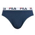 thumbnail image 1 of FILA Calzoncillos para hombre - Calzoncillos, Cintura elástica tejida con logo, Urbano, Algodón Stretch, liso, S-2XL Azul Marino S (Small), 1 of 2