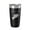 Black, variant on Lake Kampeska Map Tumbler Travel Mug Insulated Laser Engraved Coffee Cup South Dakota 20 oz Coral