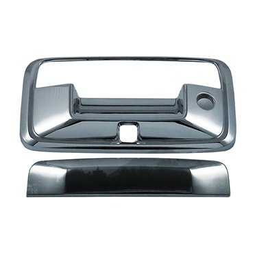 CheroCar Carbon Fiber Grain ABS Door Handle & Tailgate Trim Covers For 2014-2018 Chevy Silverado - Exterior Accessory Kit