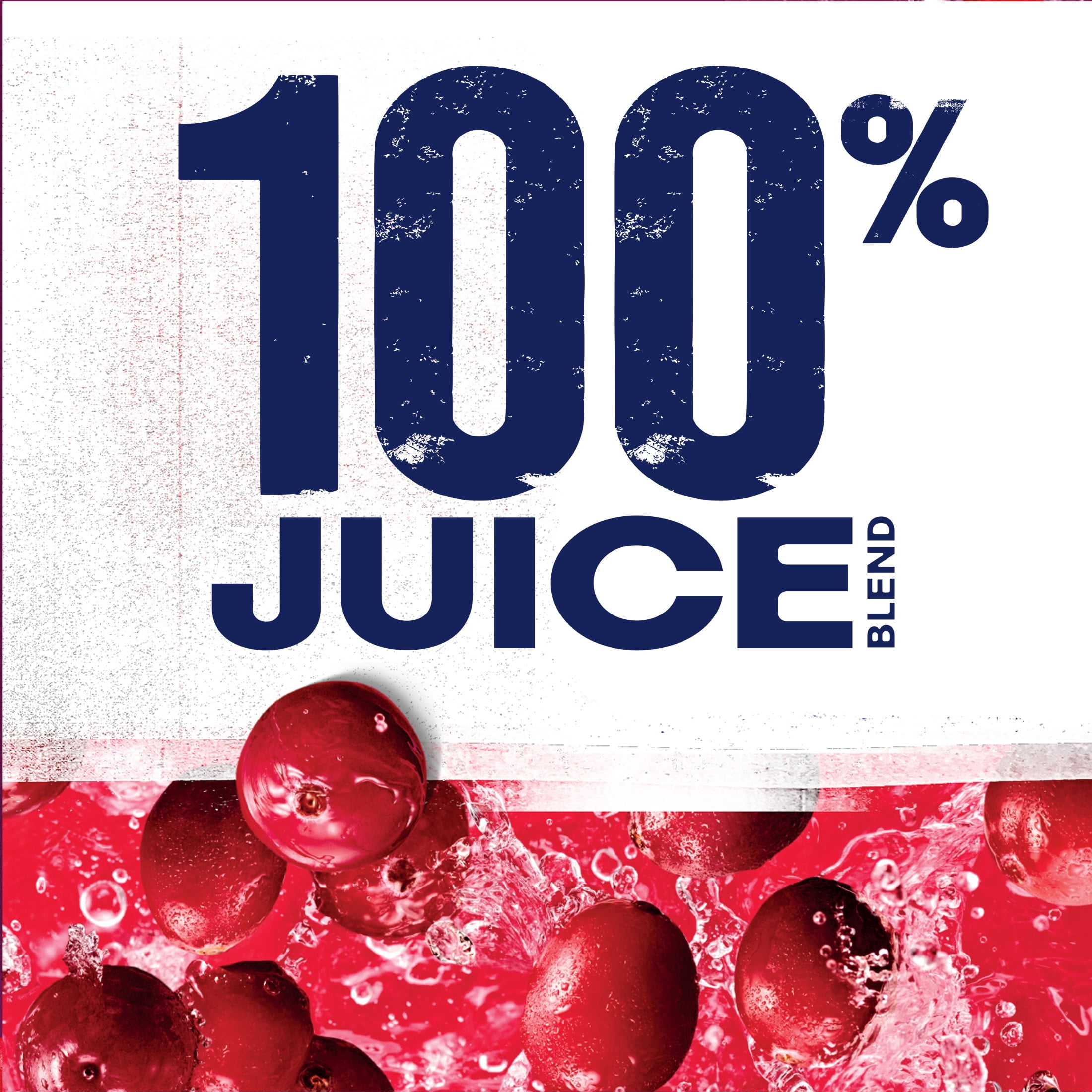 (8 pack) Ocean Spray® 100% Juice Cranberry Juice Blend, 64 fl oz Bottle