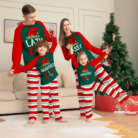 Onlypjs Matching Family Christmas Pajamas Set for Women, Men, Couples