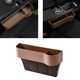 thumbnail image 4 of Organizador de relleno para huecos de asiento de coche para poner en orden la caja de almacenamiento apta para llaves, tarjetas, bebidas, teléfonos Marrón del lado del Baoblaze Organizador de huecos para asientos de coche, 4 of 8