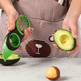 thumbnail image 4 of Rebanador de aguacate, cuchillo de aguacate multifuncional libre de BPA que se puede utilizar como divisor para kiwi Adepaton CPB-DE-LYY1311, 4 of 5