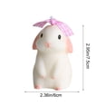 thumbnail image 3 of AURIGATE Easter Bunny Scented Candle British Pear & Freesia Fragrance Wax Rabbit Shaped Candle for Easter Gift Home Decor Party Table Decoration, 3 of 6