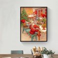 thumbnail image 1 of Cuadros Decorativos Point Drill Craft hecho a mano cena de Navidad lienzo mosaico completo diamante pintura Tmvgtek embutido en tela, 1 of 9