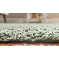 thumbnail image 5 of Unique Loom 3146044 6 ft. 7 in. x 6 ft. 7 in. Davos Shag Round Rug, Sage, 5 of 5