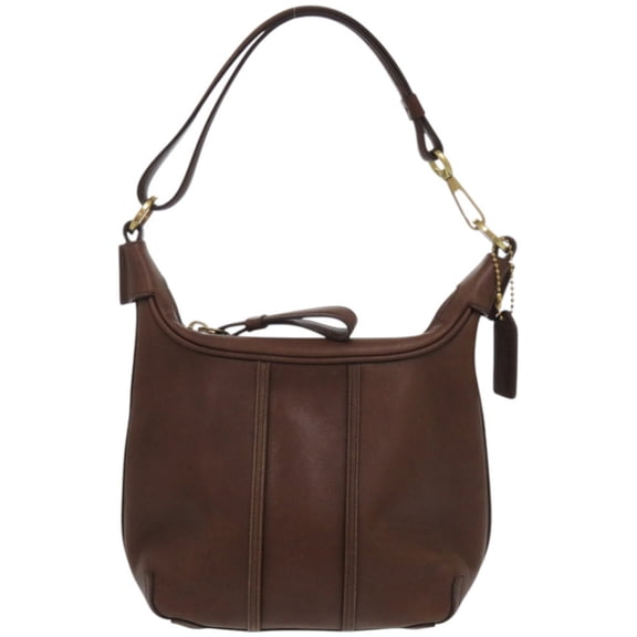 Pre-Owned Coach one-shoulder bag, Old leather, brown, shoulder bag 0673 COACH (Good)