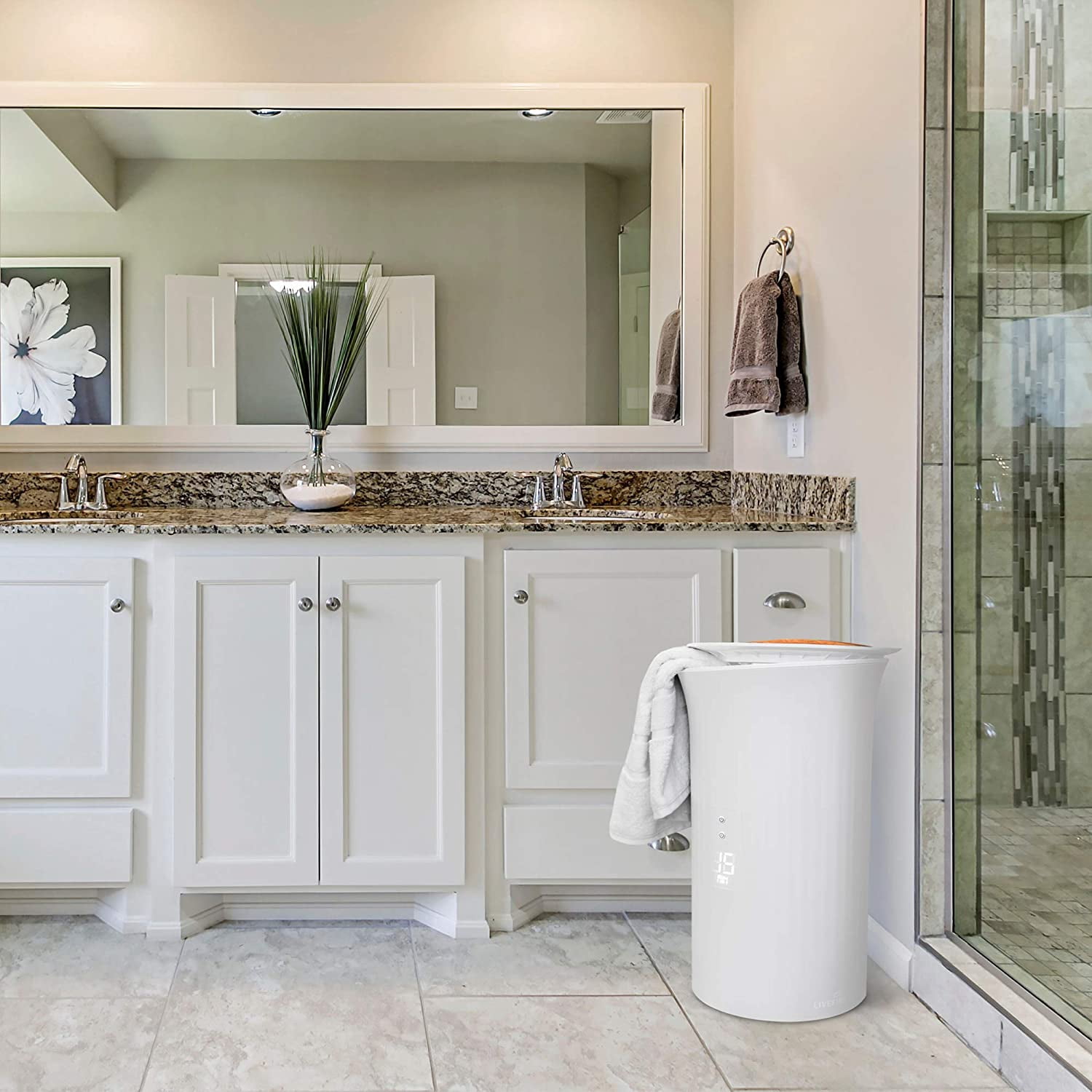 LiveFine 40” x 70” Bath Sheet Towels Bucket Style Towel Warmer - Walmart.com