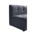 thumbnail image 6 of Meridian Furniture Limitless Gray Velvet Modular Chair, 6 of 13