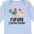 thumbnail image 4 of Inktastic Future Chicken Farmer Childs Boys or Girls Long Sleeve Baby Bodysuit, 4 of 5