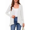 thumbnail image 1 of Witsmile Cardigan Léger Ouvert pour Femmes Manches Longues Doux Décontracté Automne, 1 of 6